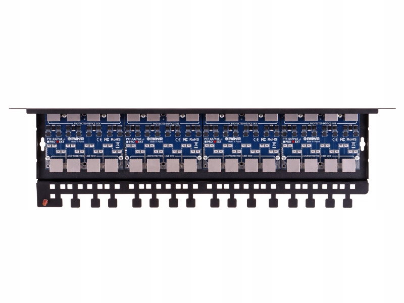 Montaż w szafie RACK 19'