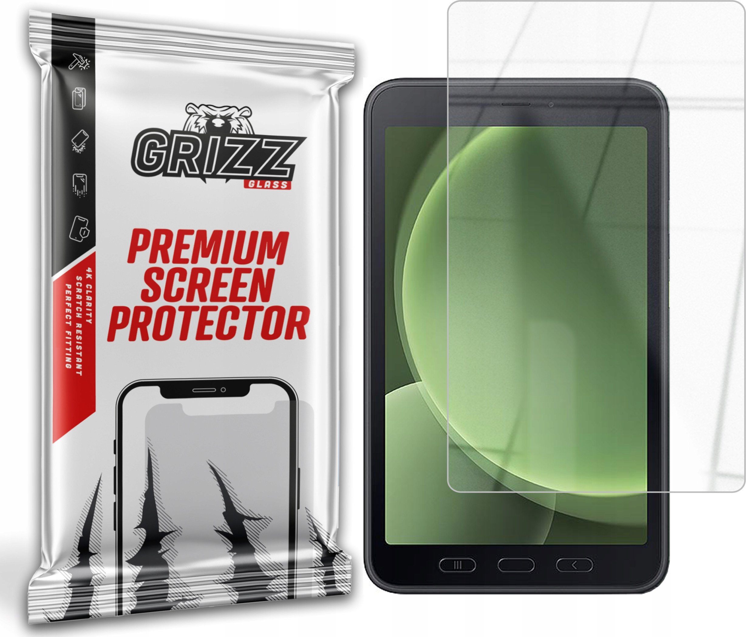 GrizzGlass Szkło hybrydowe GrizzGlass HybridGlass do Samsung Galaxy Tab Active5 – Doskonała ochrona dla Twojego urządzenia