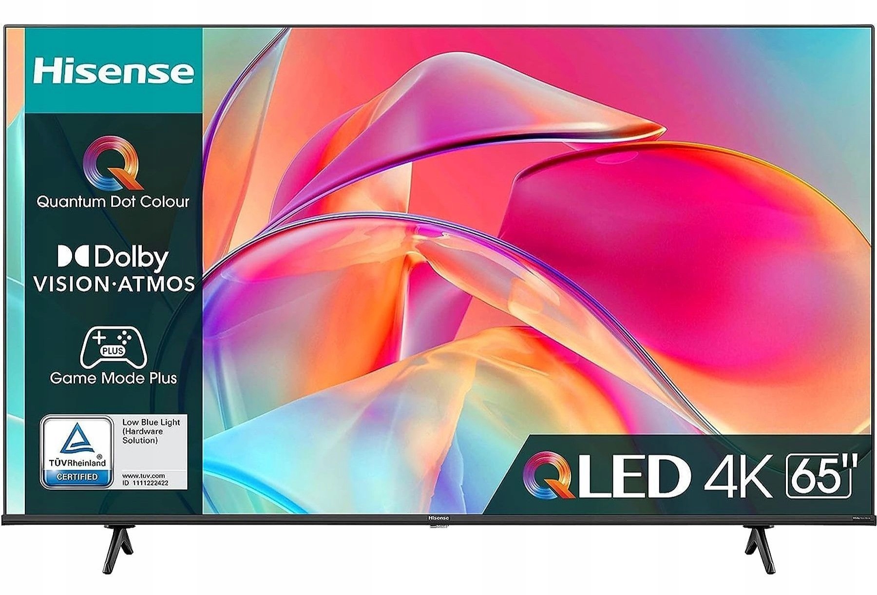 Wymiary i waga telewizora Hisense 65E77KQ