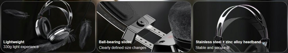 Wysoka jakość dźwięku dzięki dynamicznemu przetwornikowi 50mm