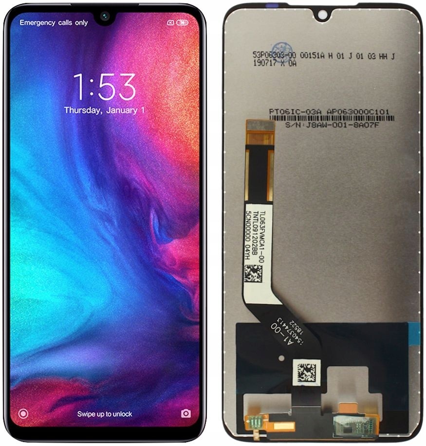 XIAOMI REDMI NOTE 7 – Wyświetlacz LCD Ekran 6,3