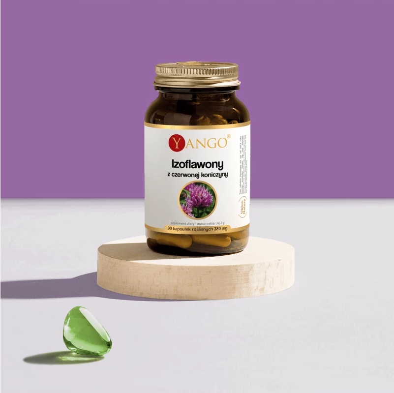 YANGO Izoflawony z czerwonej koniczyny – wsparcie hormonalne