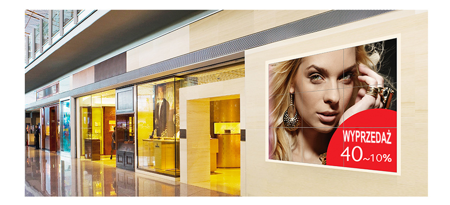 Utwórz perfekcyjną ścianę wideo, wykorzystując ultracienkie monitory, które zajmują niewiele miejsca