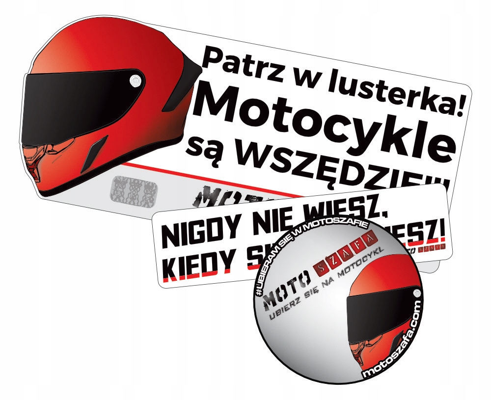 Gratisowe akcesoria – Oryginalne naklejki dla każdego motocyklisty