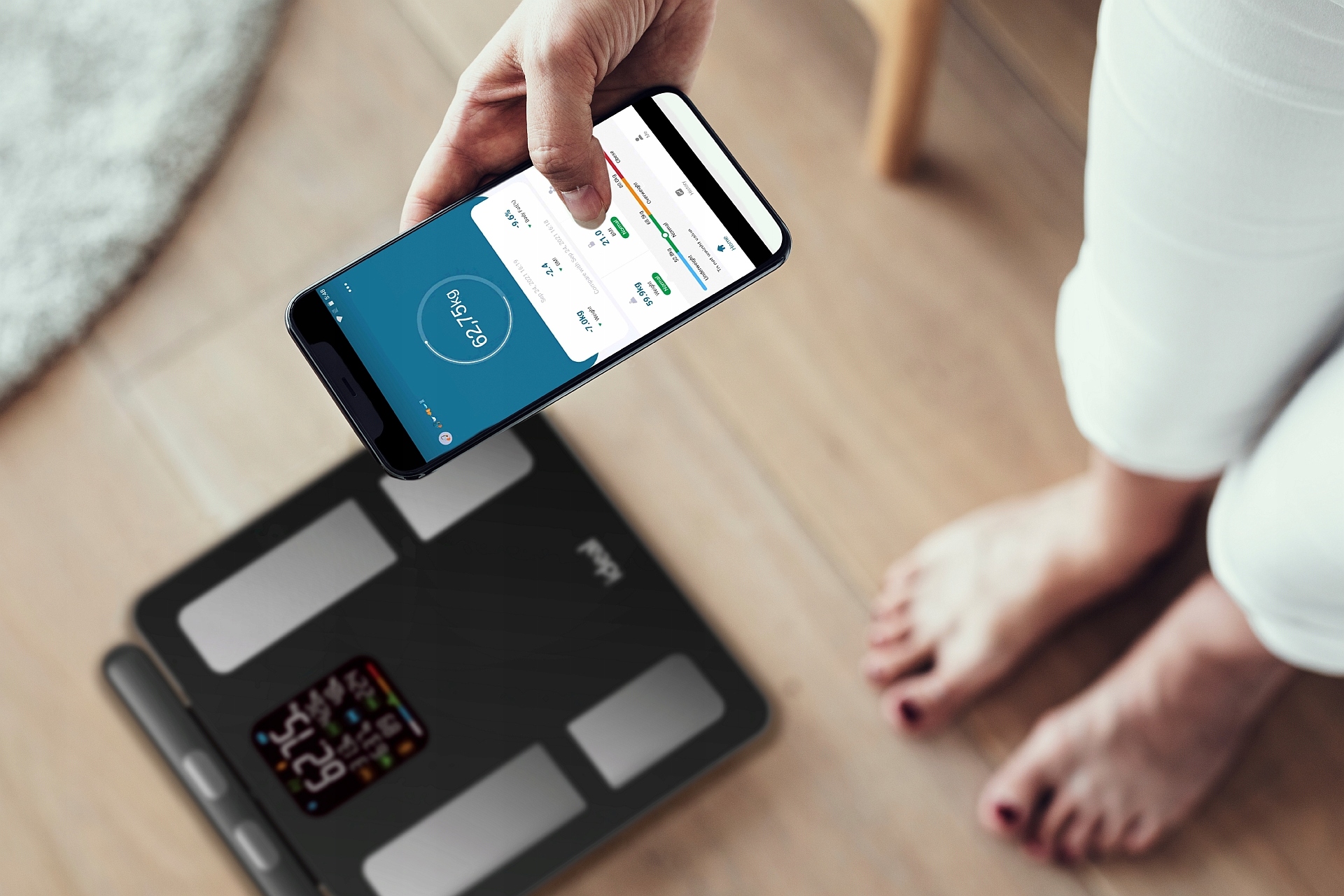 Inteligentna łączność Bluetooth – Synchronizacja z Apple Health i Google Fit