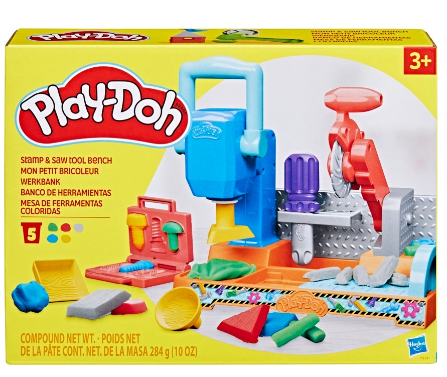 Play-Doh Ciastolina Zestaw Kolorowy Warsztat Hasbro F9141 – Kreatywna zabawa dla małych majsterkowiczów
