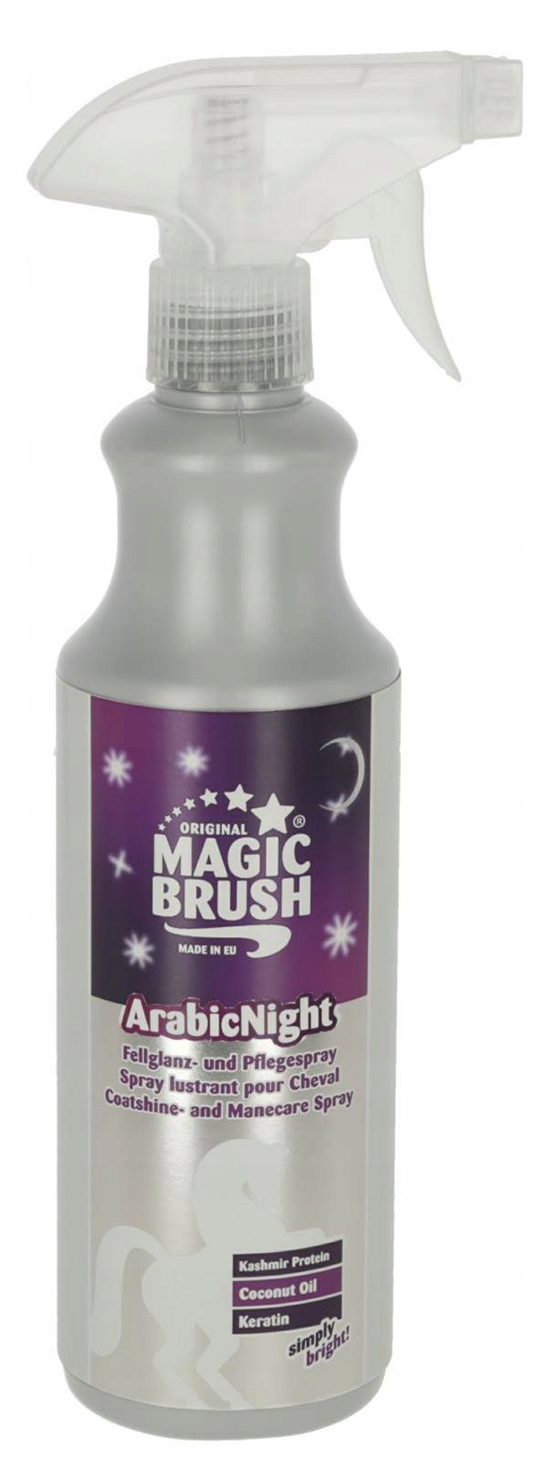 MagicBrush Spray do pielęgnacji sierści, grzywy i ogona dla konia ManeCare* Arabic Nights* – Doskonała pielęgnacja dla Twojego konia