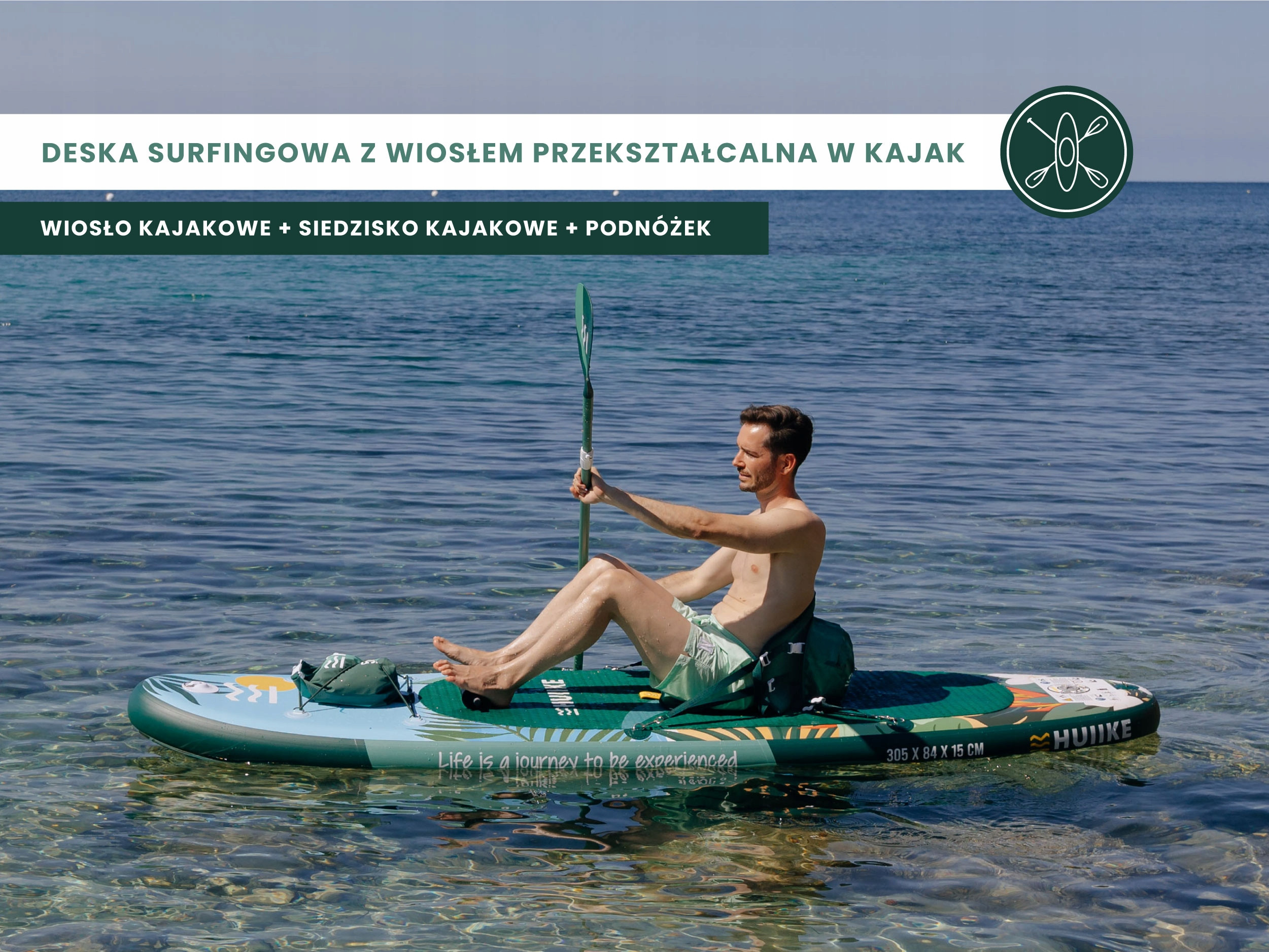 Wszechstronność deski – Paddle surf i kajak w jednym
