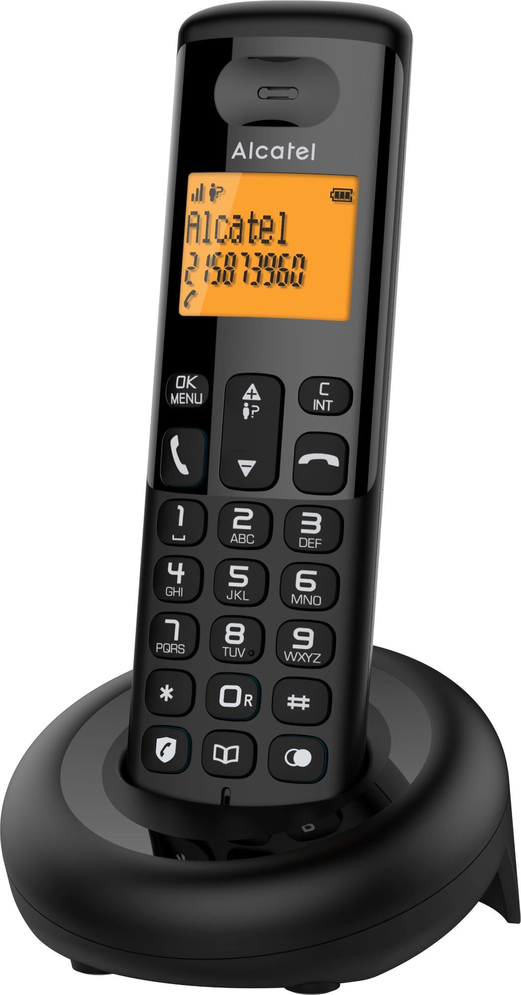 ALCATEL E160 DUO BLACK – Bezprzewodowy telefon DECT dla każdego