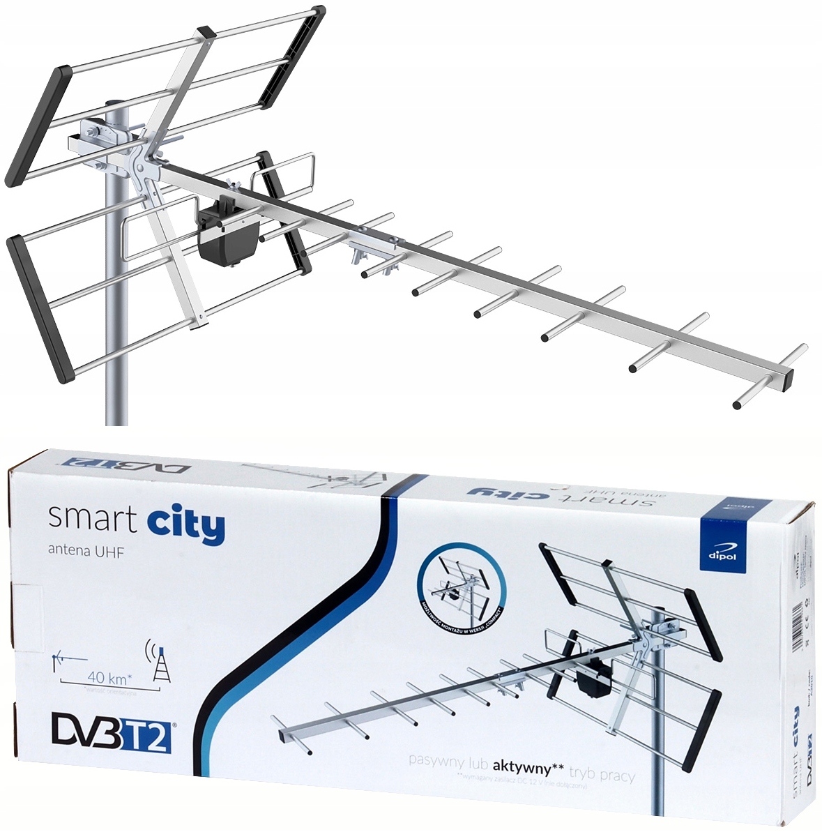 Antena RTV Dipol ANTENA KIERUNKOWA SMART-CITY – Doskonały odbiór sygnału