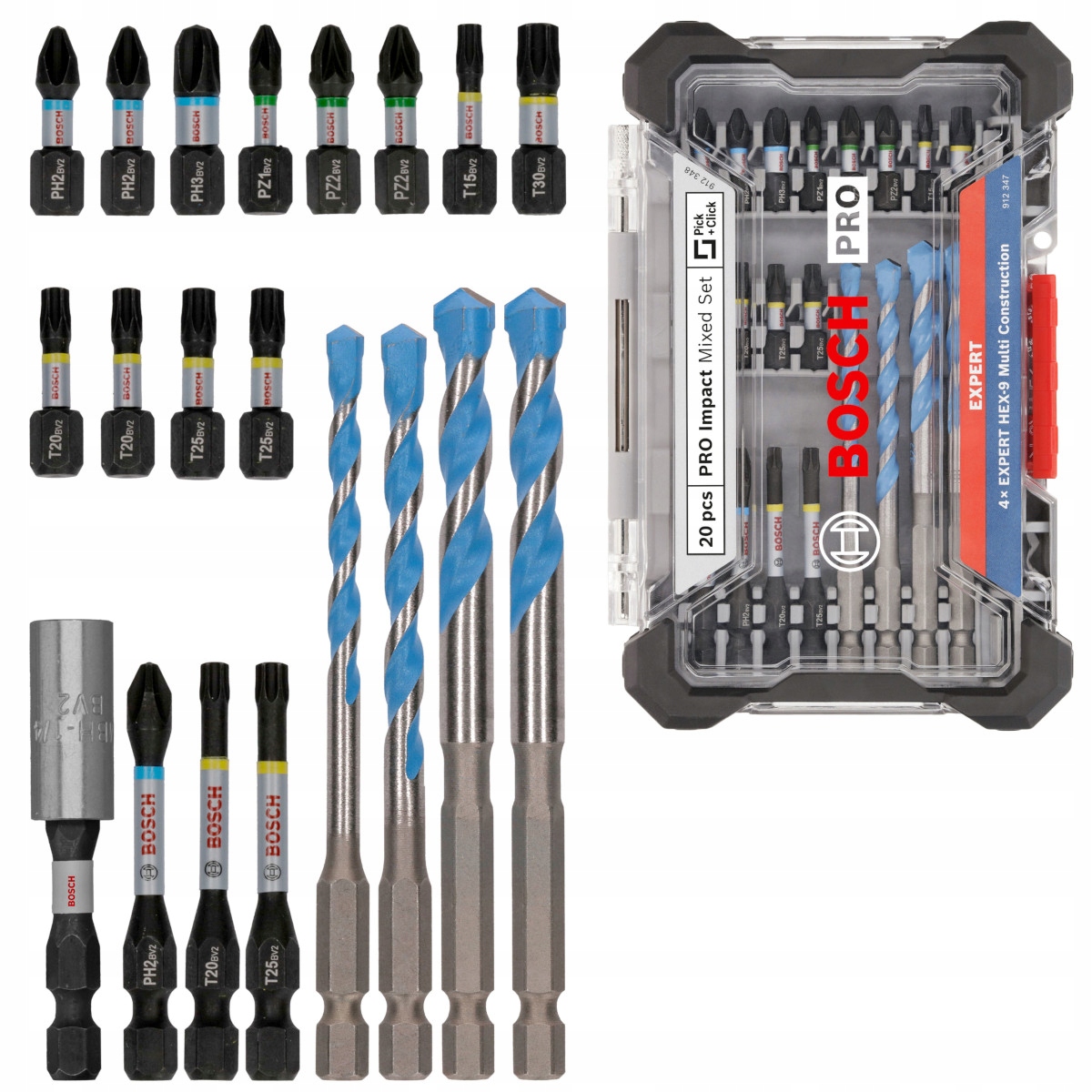 ZESTAW WIERTEŁ I BITÓW PRO Mixed Set – Niezbędne narzędzie do każdego projektu