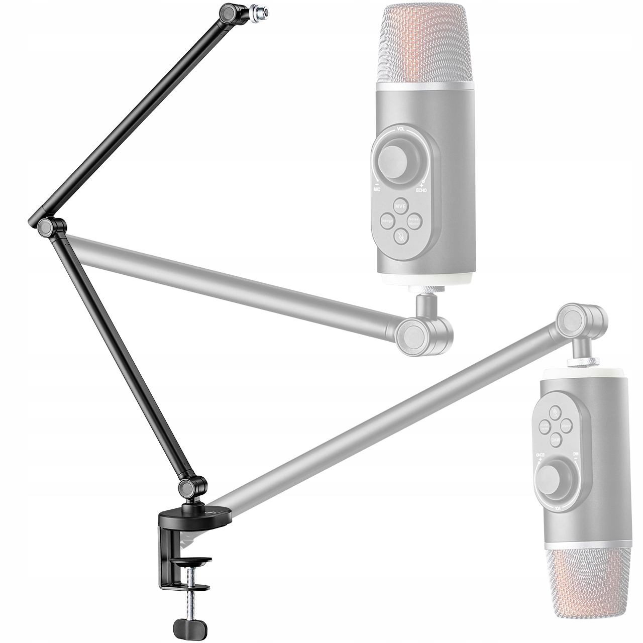 Deltaco Universalus srautinio perdavimo mikrofono laikiklis DELTACO GAMING GAM-172 – Stabilność i jakość w jednym