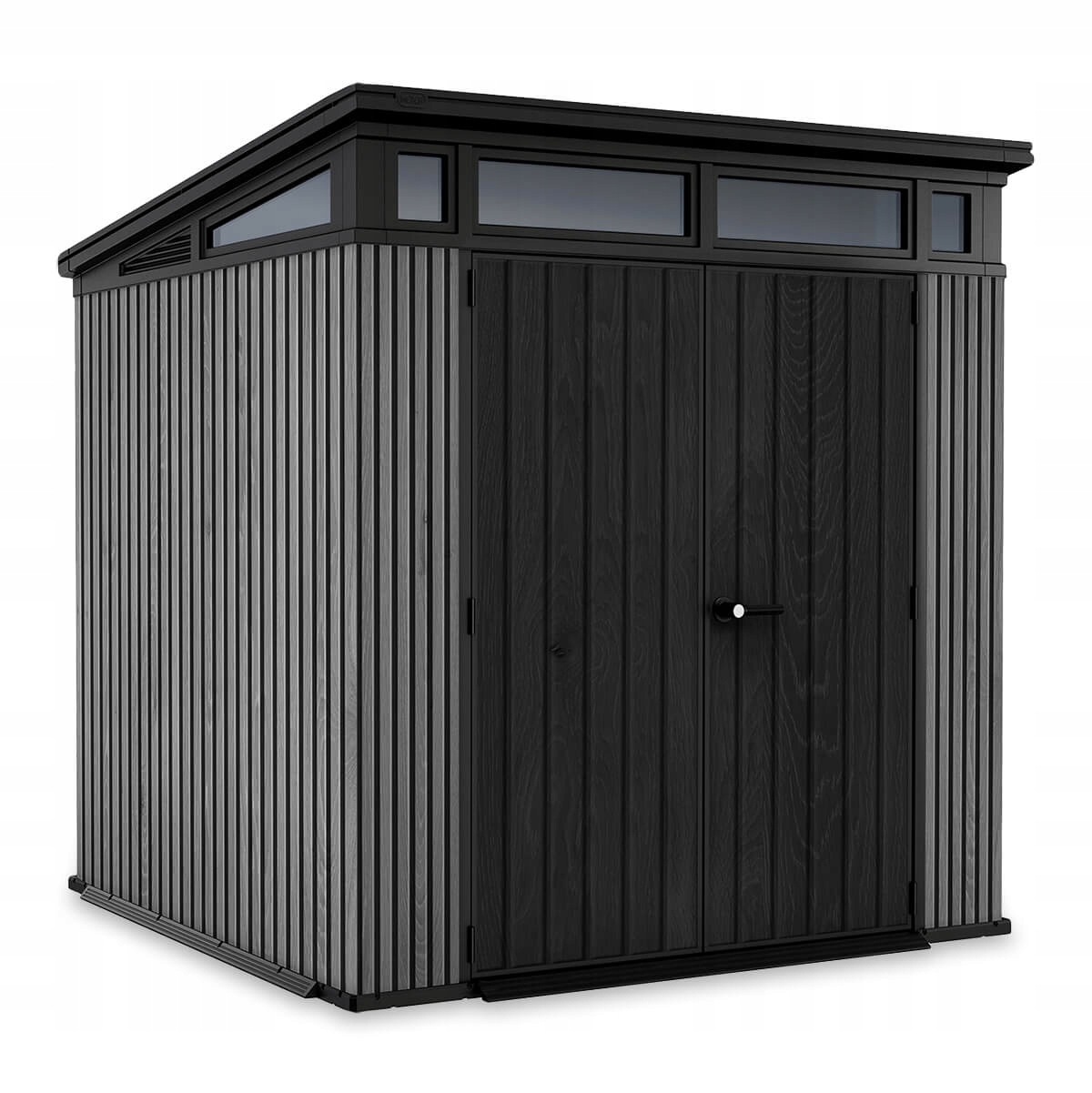 Skośny dach i okna – Nowoczesny wygląd domku