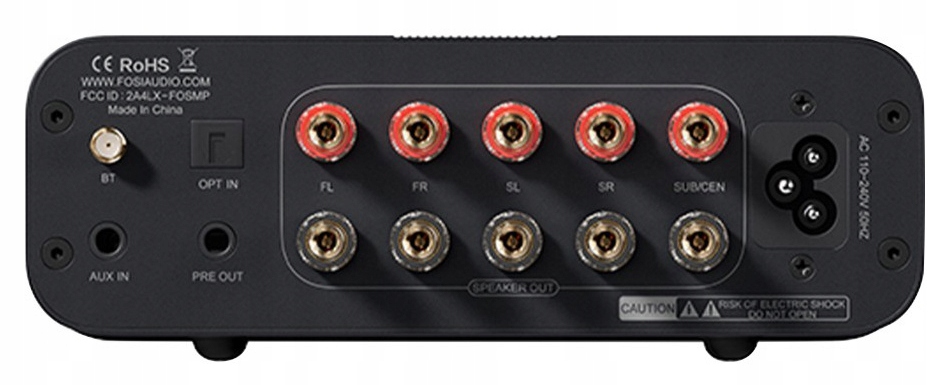 Wzmacniacz 5.0/4.1 z wbudowanym DAC i Bluetooth