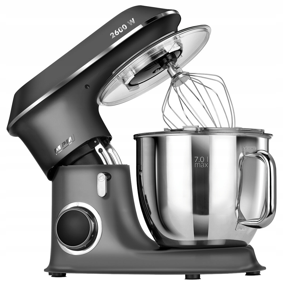 Wysoka moc 2600 W – Efektywne wyrabianie ciasta