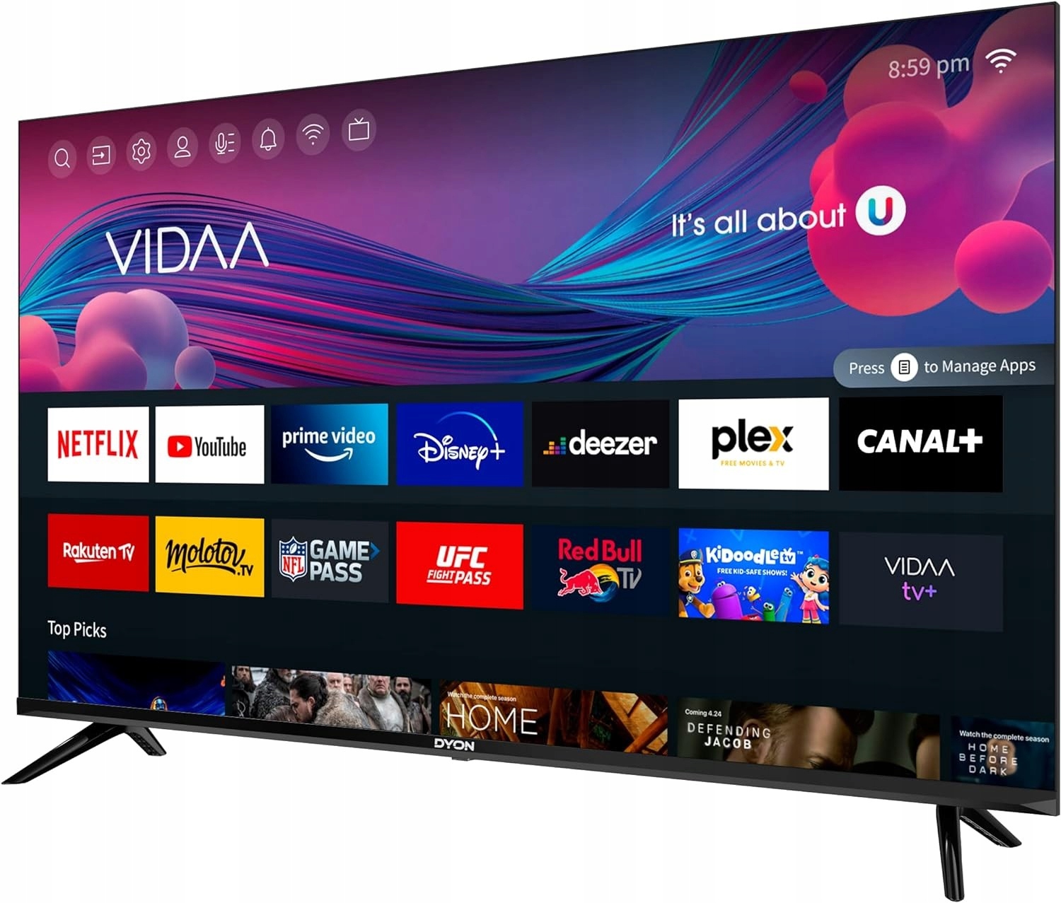 Multimedia i aplikacje Smart TV – Netflix, YouTube, Prime Video i więcej