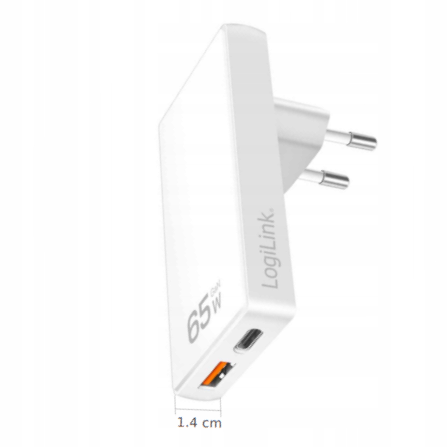 Ultra-slim design – Idealny do podróży i wąskich gniazdek