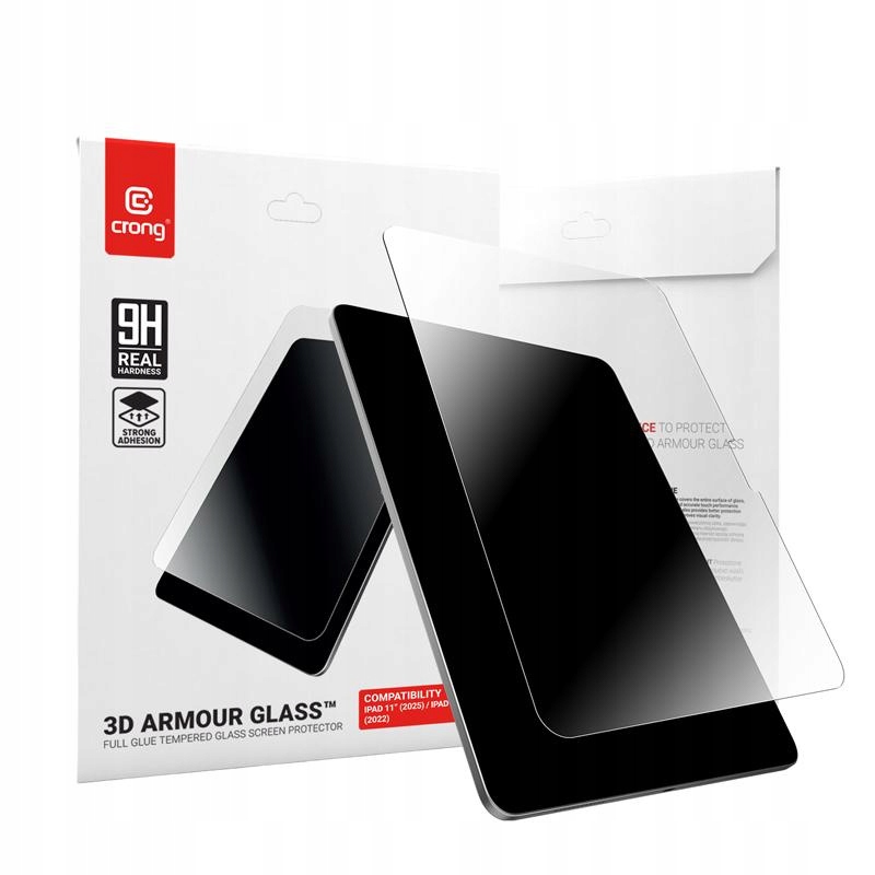 Crong 3D Armour Glass – Szkło hartowane do iPad 11