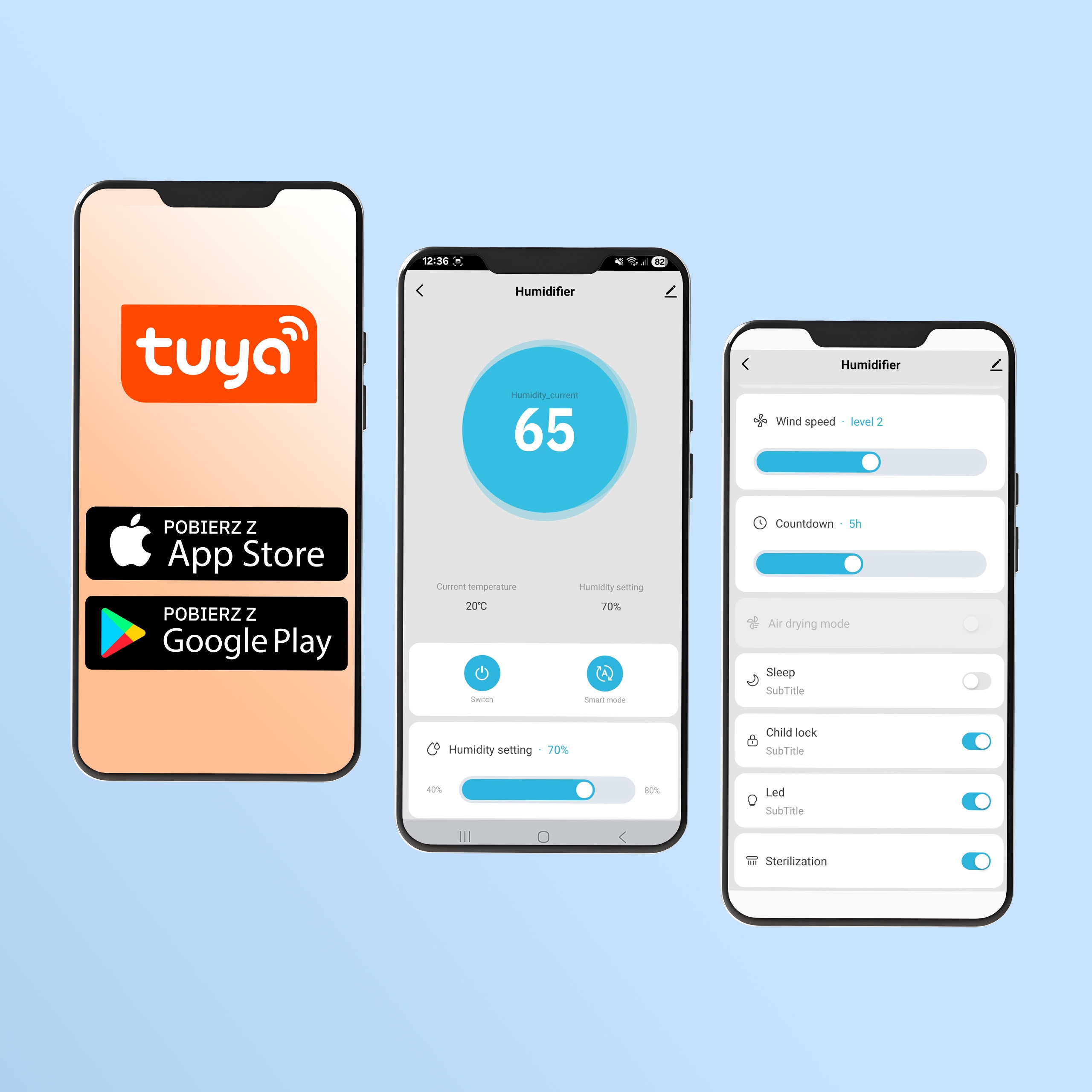 Nowoczesna technologia nawilżania – ATR 360° i UV-C