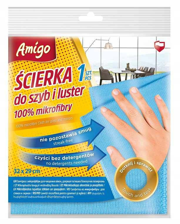 Politan Gosia Amigo Ścierka Do Szyb I Luster 32x29cm – Skuteczność i wygoda w czyszczeniu