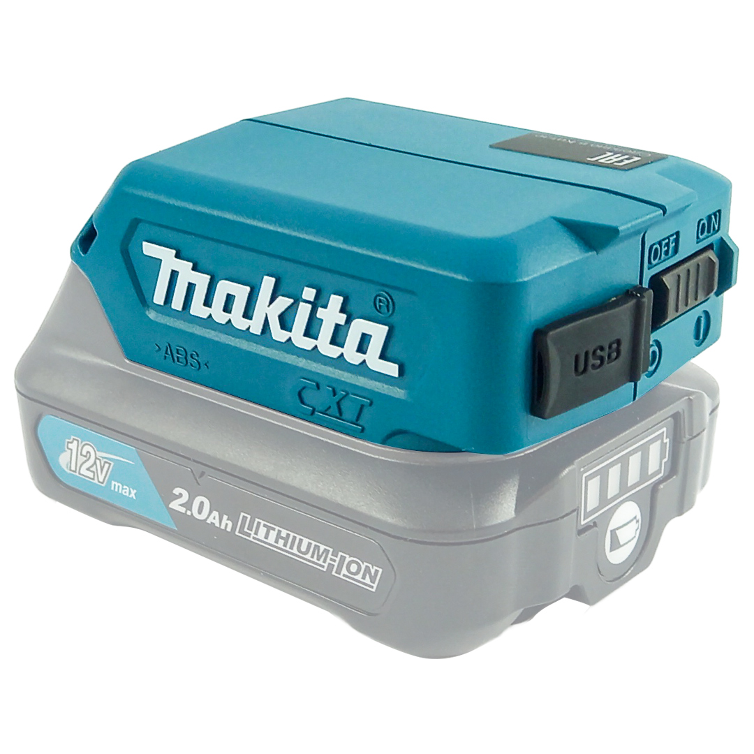 Adapter do akumulatorów Makita CXT 12V USB ADP08 – Wydajne zasilanie w Twoim domu i ogrodzie