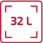32 l pojemności