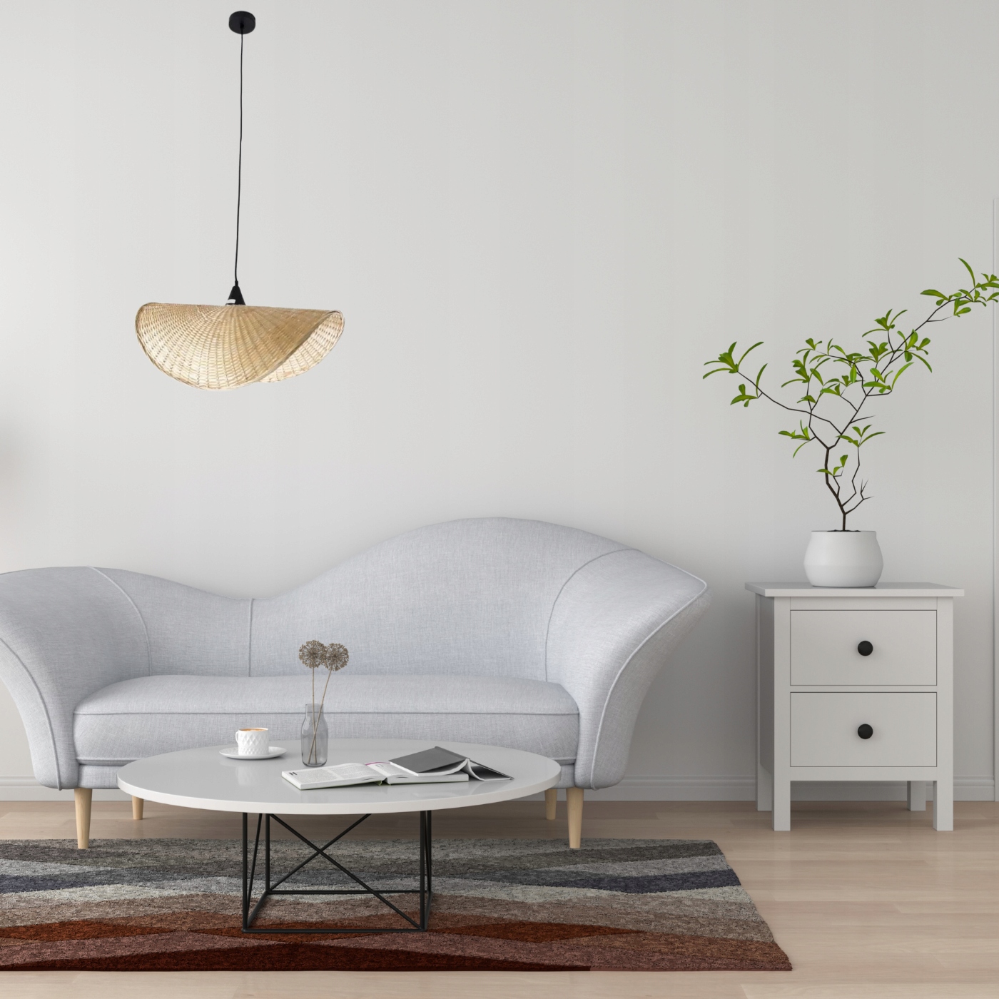 Rattanowy abażur – naturalne i przyjemne światło