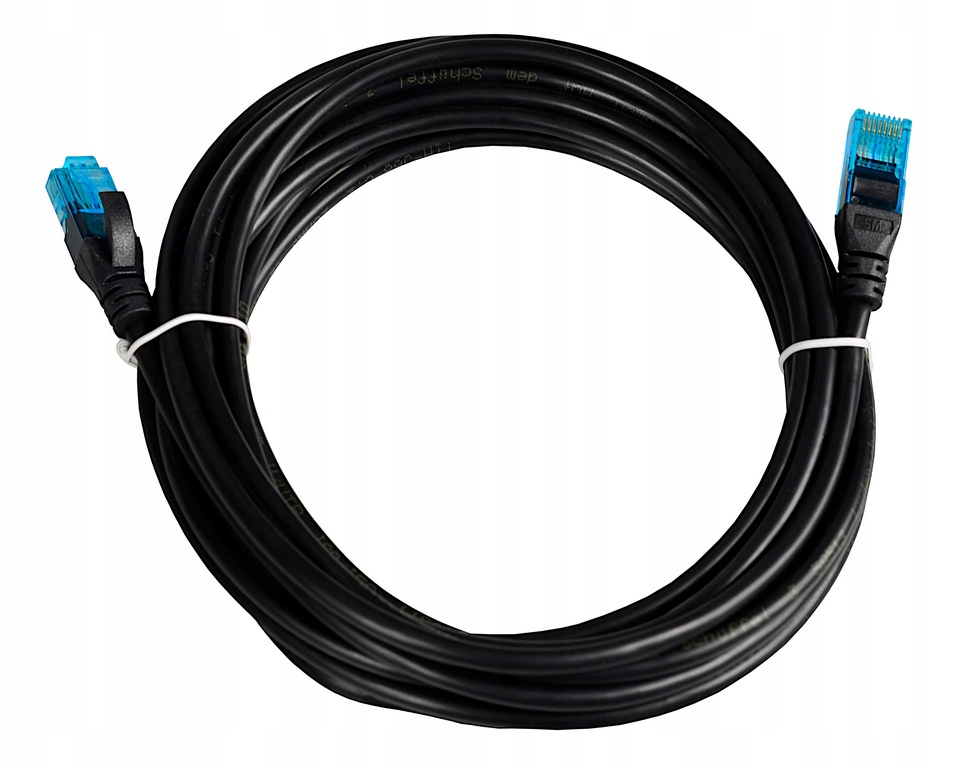 Patchcord DIGITUS UTP kat. 5e 5m czarny – Idealne połączenie dla Twojej sieci