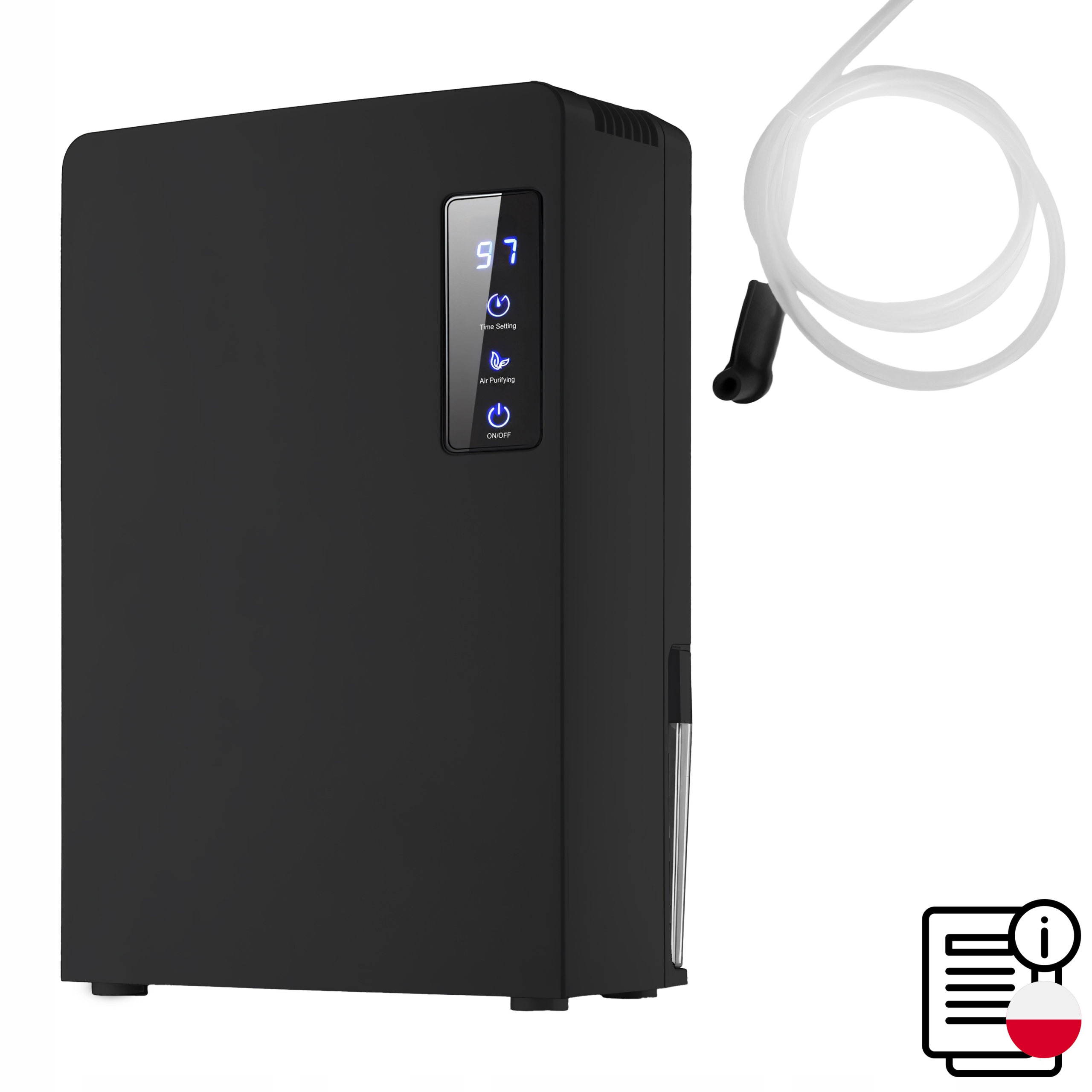 Funkcje automatycznego wyłączania i monitorowania wilgotności