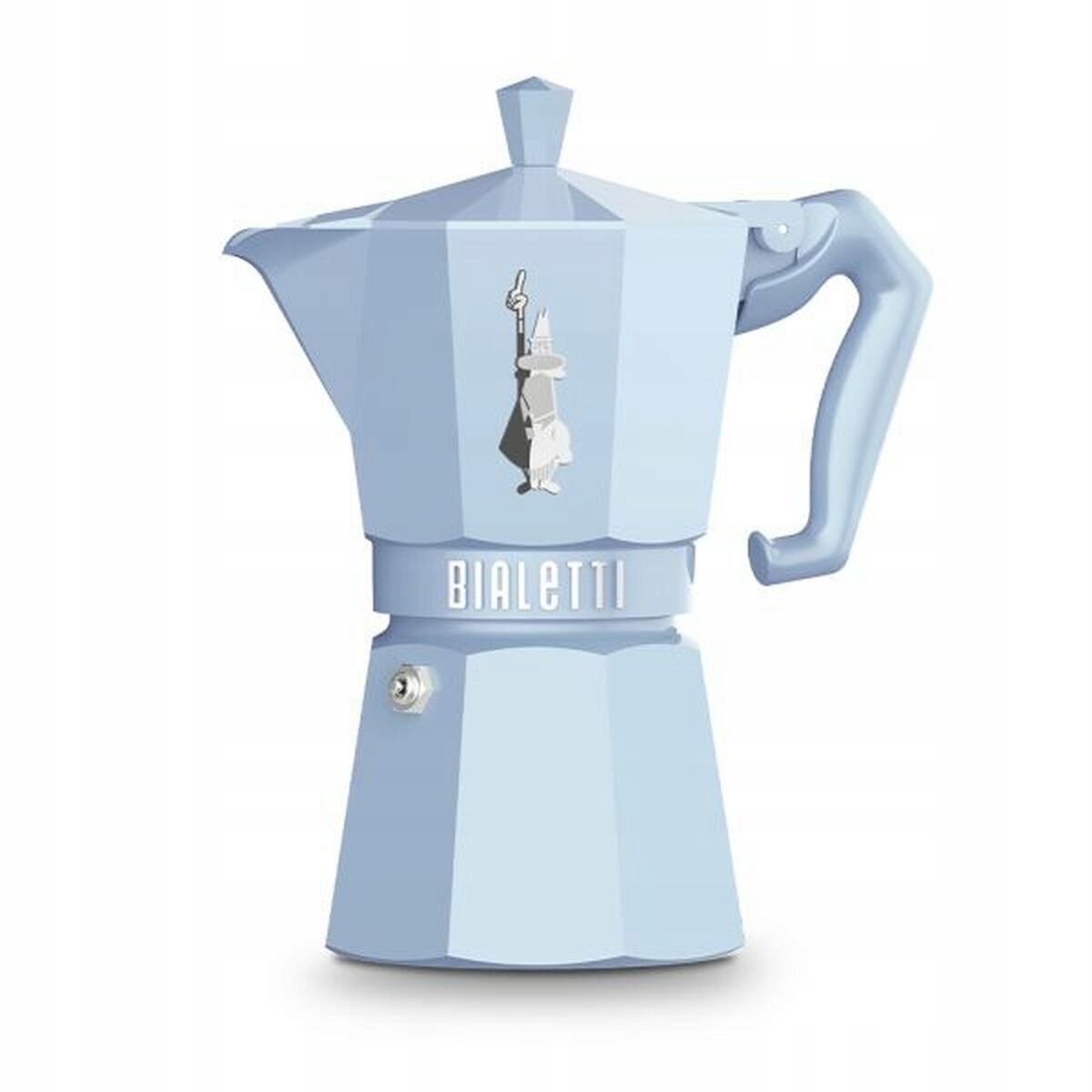 Bialetti Moka Exclusive 6TZ w kolorze jasnoniebieskim – Klasyka włoskiej kawy w Twojej kuchni