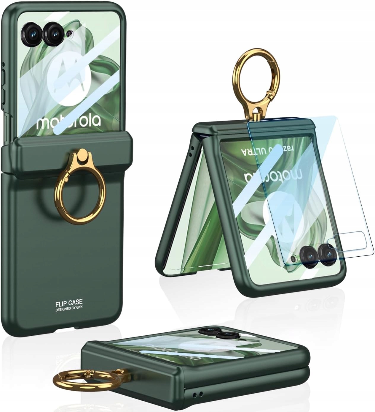 Etui z ringiem Supero Matte Ring do Motorola Razr 50 Ultra – Ochrona i styl w jednym