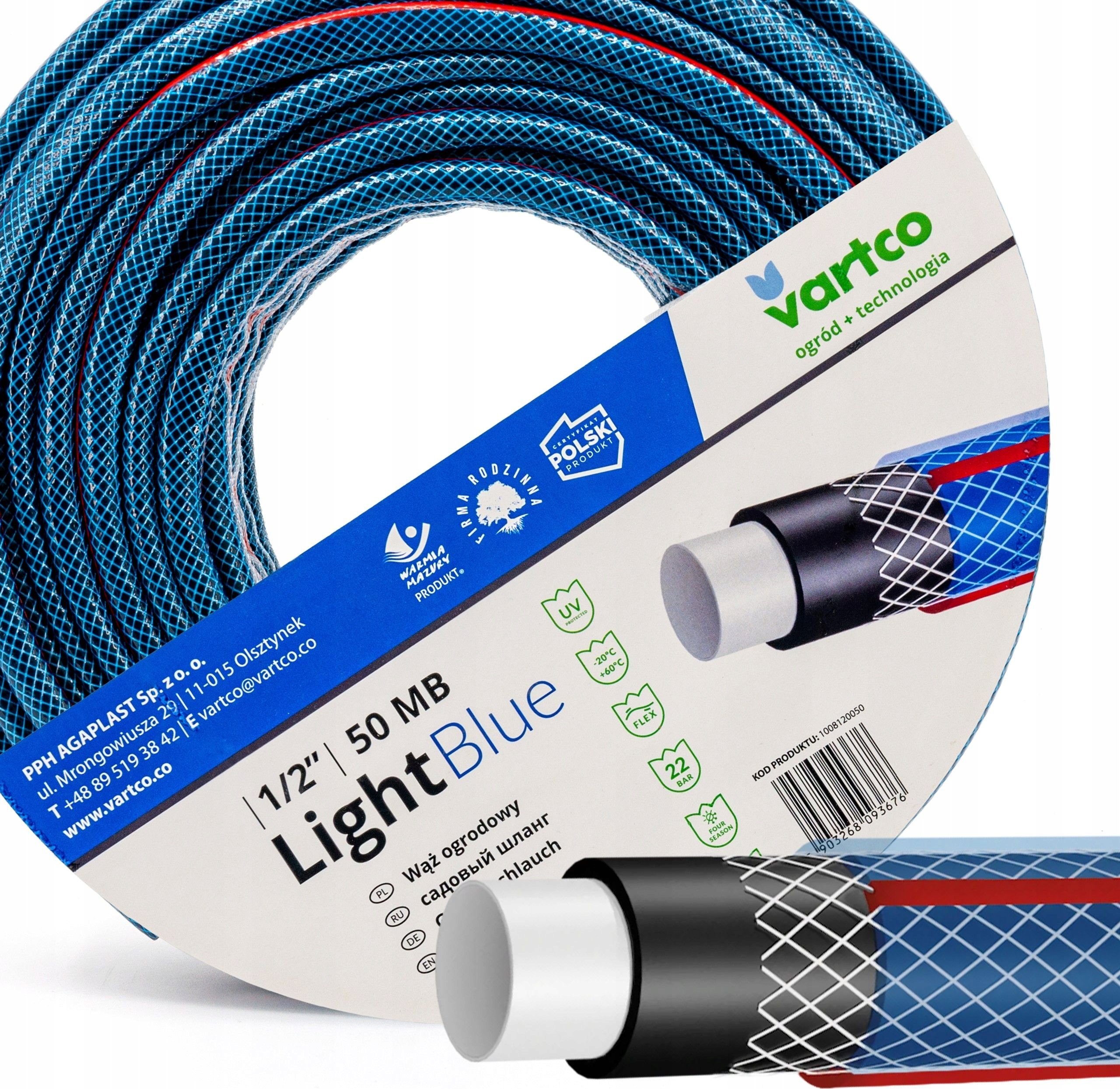 Prowadnica ułatwiająca zwijanie węża