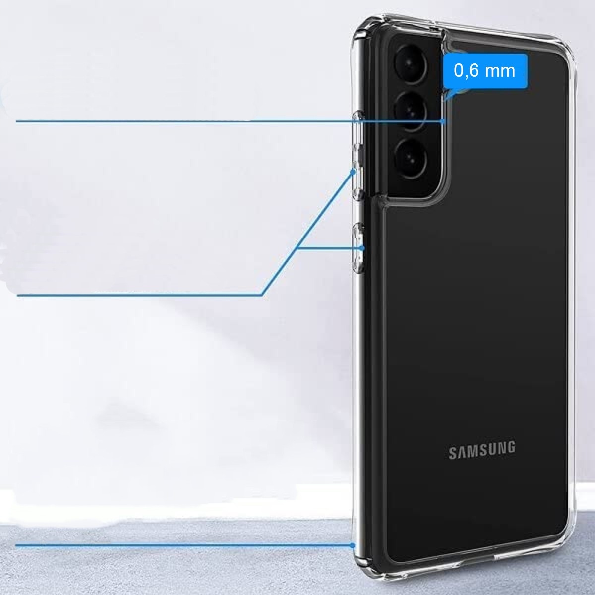 Lekka i solidna konstrukcja etui