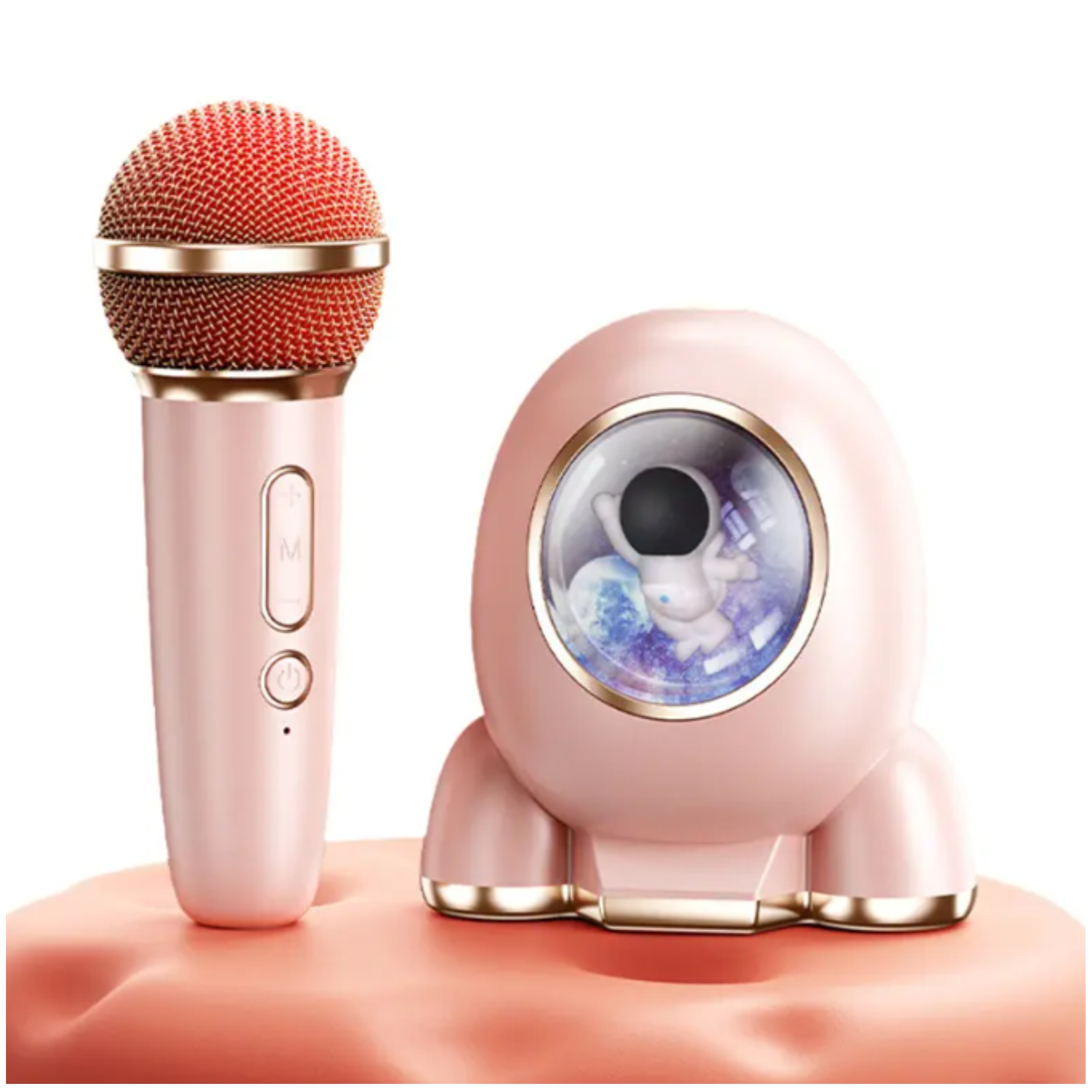 Bezprzewodowy Zestaw do Karaoke Głośnik Bluetooth Mikrofon dla Dzieci RGB – Muzyczna zabawa dla najmłodszych