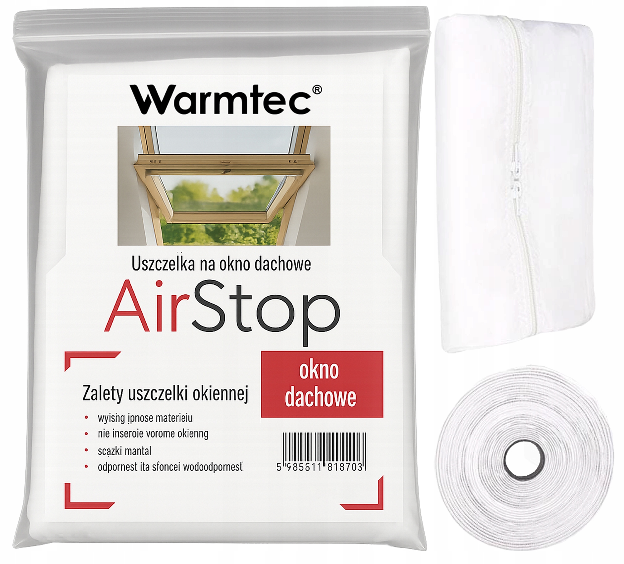 Uszczelka Okienna Do Klimatyzatora Dachowego Warmtec AirStop*