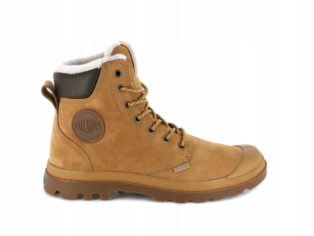 Palladium Pampa Sport Cuff WPS 72992-228-M Żółte – Wygodne buty dla aktywnych