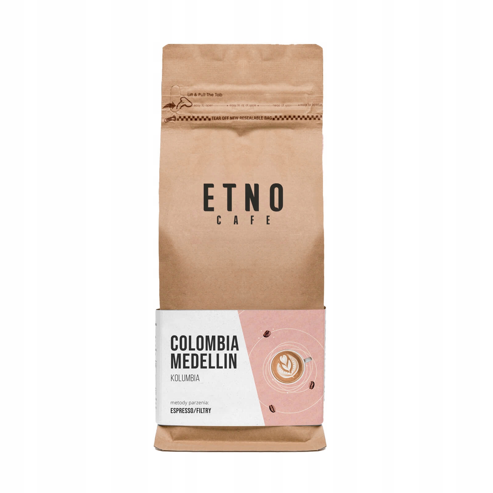 Kawa Etno Cafe Colombia Medellin 250 g – Doskonały wybór dla miłośników kawy