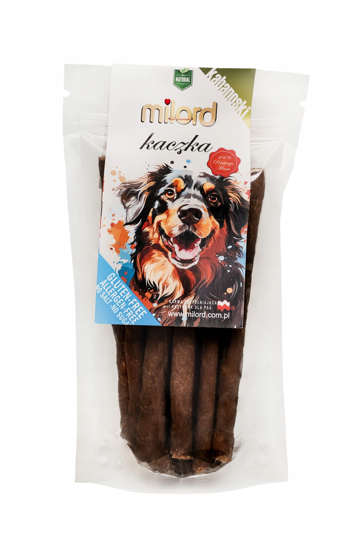 Przysmak dla psa Kabanosy z kaczki 80 g – przyjemność dla Twojego pupila