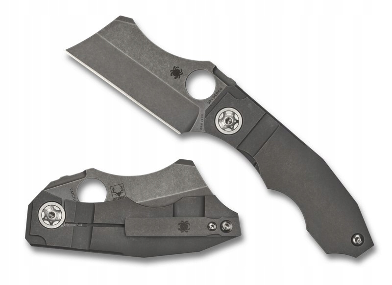 Nóż składany Spyderco Stovepipe Titanium CPM 20CV – Wytrzymałość i styl w jednym
