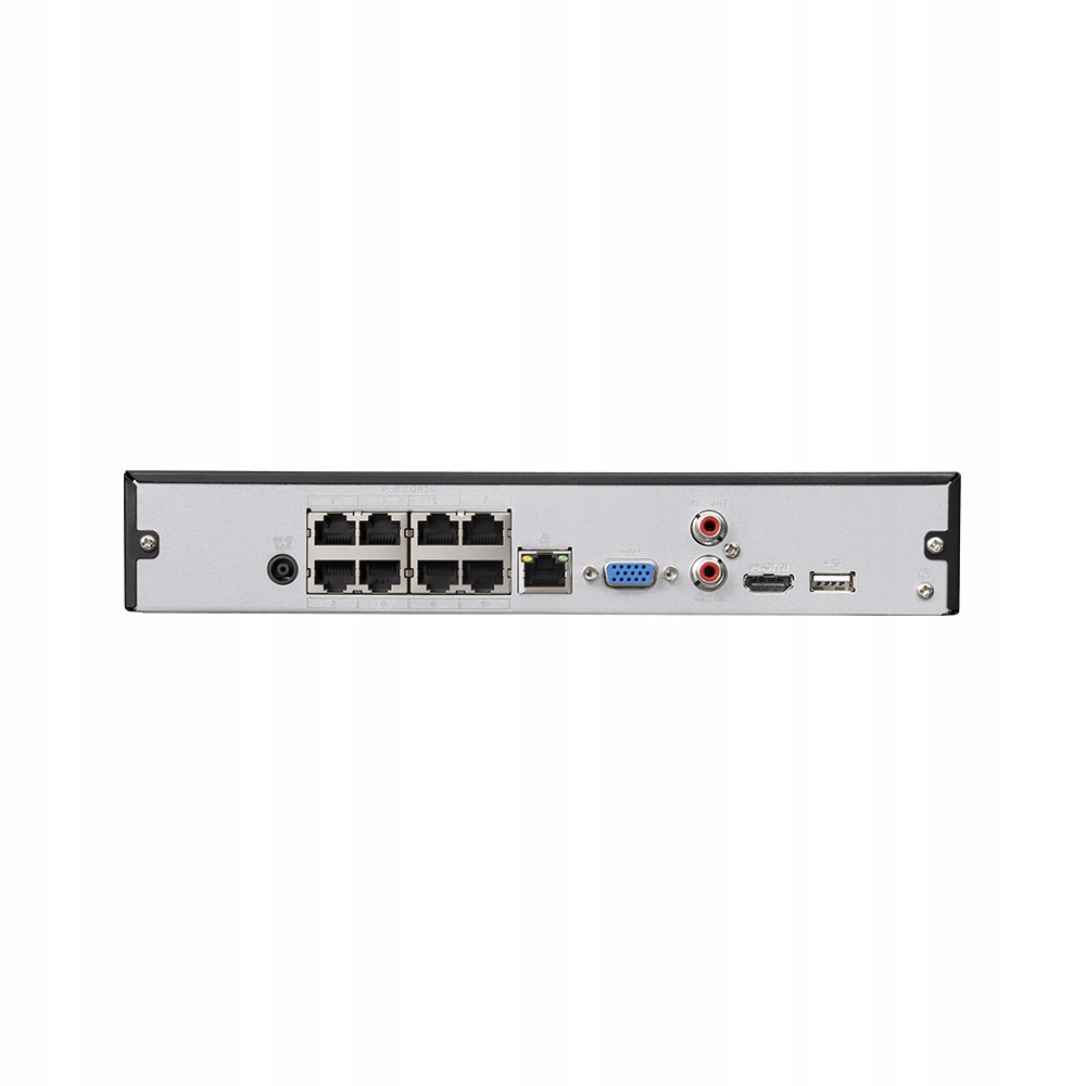 Wbudowany switch PoE 72W – wygodne zasilanie kamer