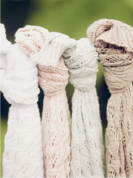 Materiały: Bawełna i bambus w kocyku Annalisa