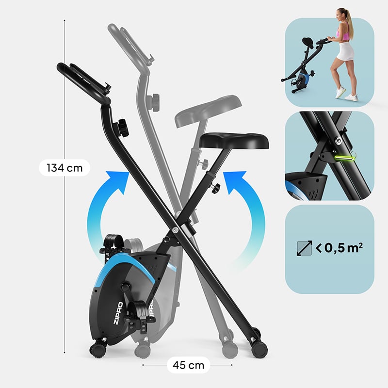 Складаний велотренажер Zipro Future X