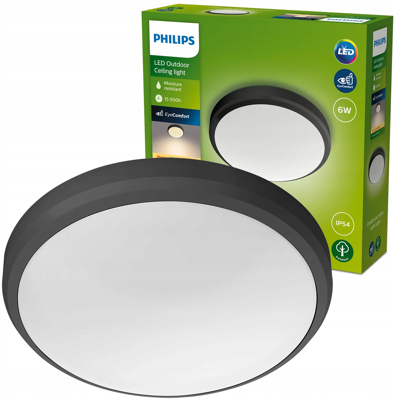 Ciepłe światło o temperaturze 2700 K