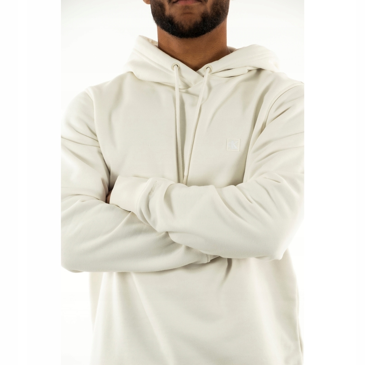 Biała bluza męska bez zamka – Komfort i styl na co dzień