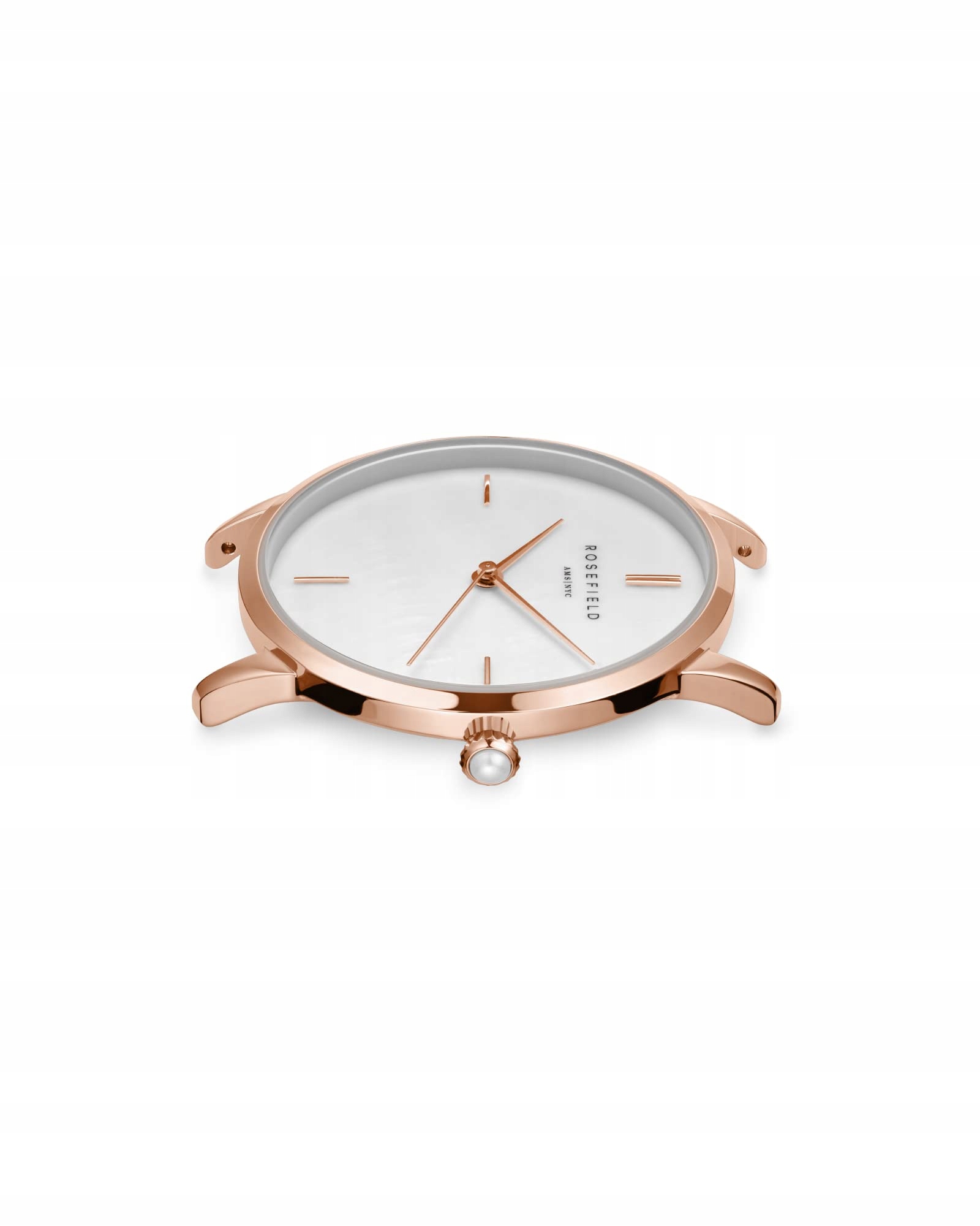 Okrągła koperta 36 mm w kolorze różowego złota