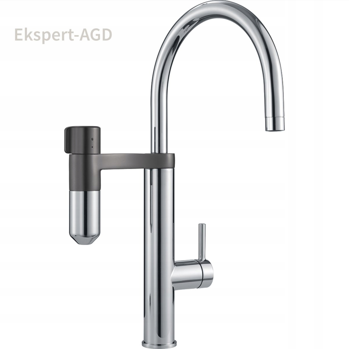 Bateria kuchenna Franke Vital J z filtrem chrom/gun metal – Elegancja i funkcjonalność w Twojej kuchni