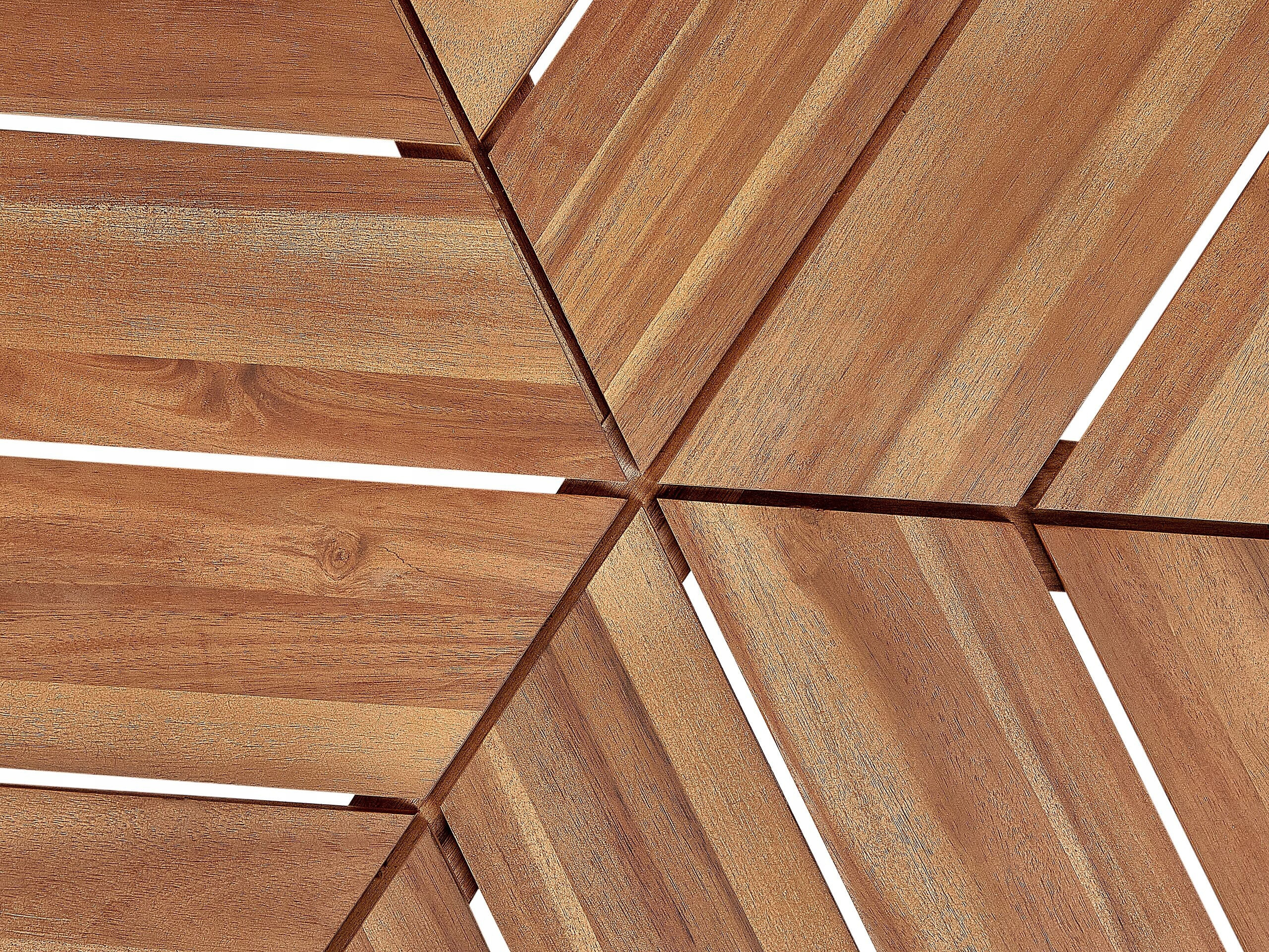 Elegancki design z naturalnego drewna akacjowego