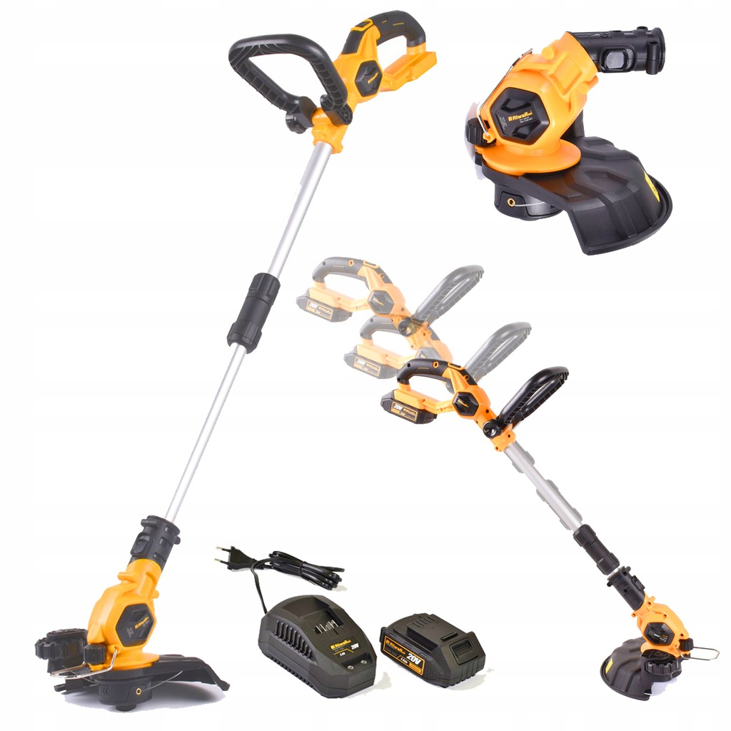 Podkaszarka akumulatorowa Riwall RALT 2320 Set 20V – Wydajna i mobilna pielęgnacja ogrodu
