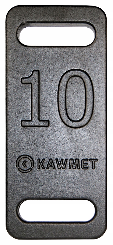 Obciążenie Żeliwna płyta treningowa z uchwytem Ruck Plate 10 kg – Idealne do treningu siłowego i fitness