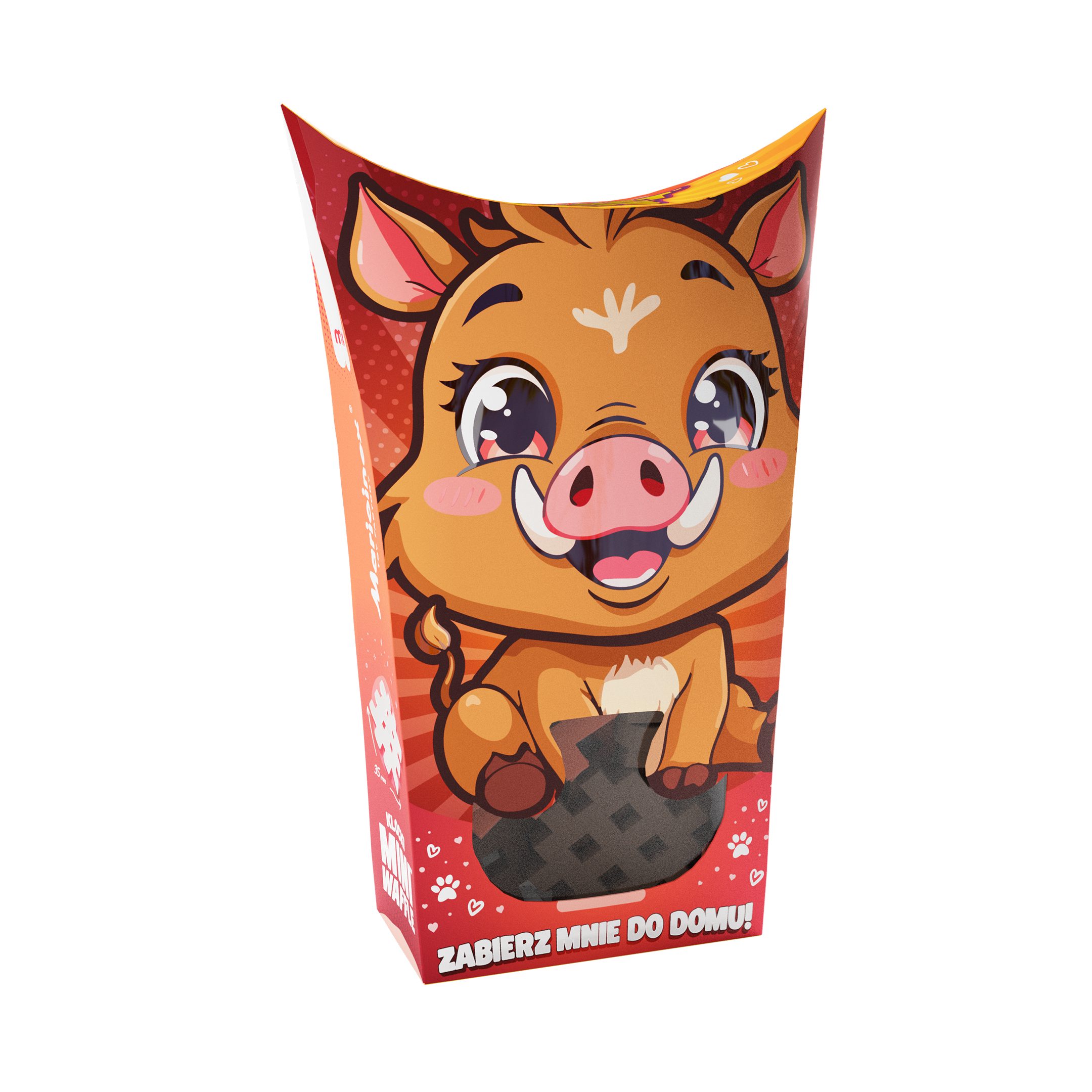 Klocki wafle mini PocketPets Dzik – Kreatywna zabawa dla najmłodszych